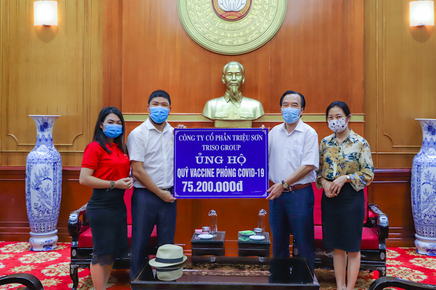 Triso Group đồng hành cùng Quỹ vaccine phòng, chống Covid – 19